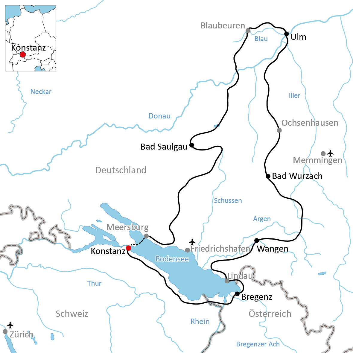 Cycling Tour through Lake Constance Hinterland