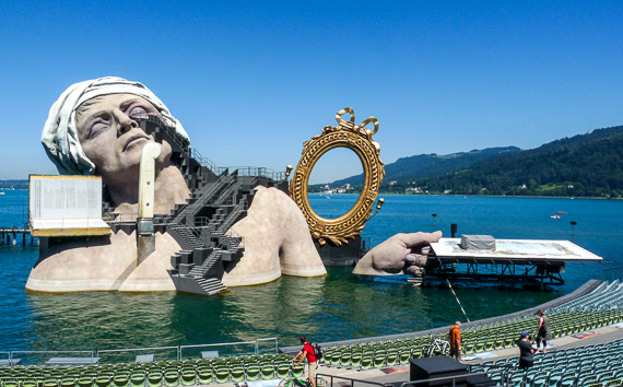 Bregenz - The lake stage