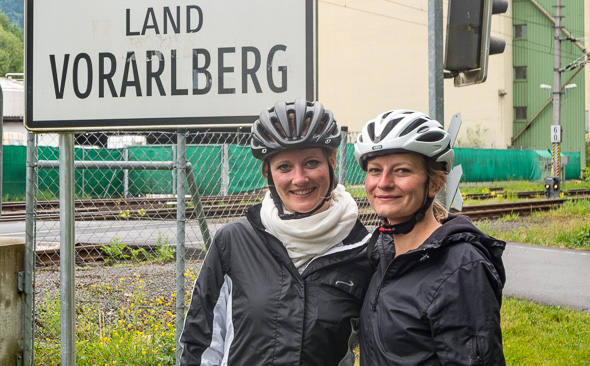 Border crossing in Vorarlberg