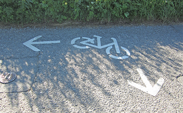 Symbol for Reichenau island cycle tour