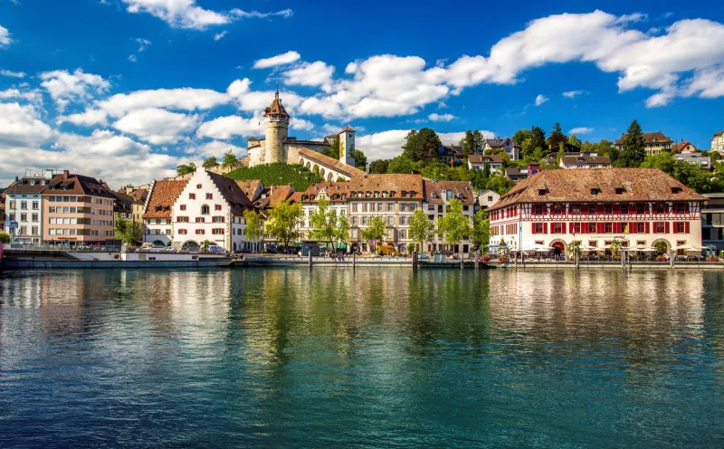   Schaffhausen with the Munot fortress