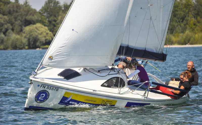   Sailing on Lake Constance