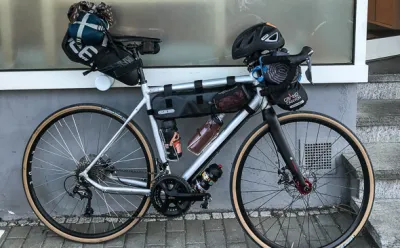Loaded-up bike