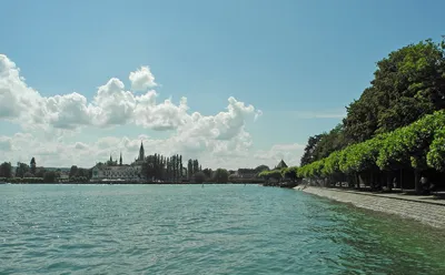 View from Seestrasse over to Constance