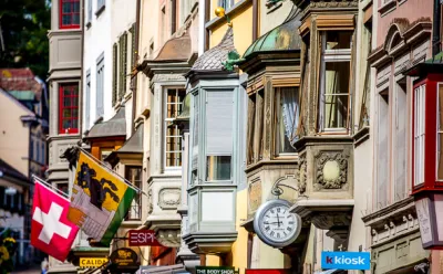 Schaffhausen - historic centre of the town