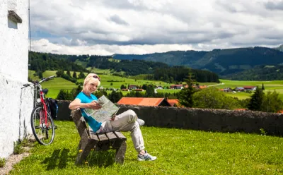 At the Stephanus Chapel in Genhofen near Oberstaufen