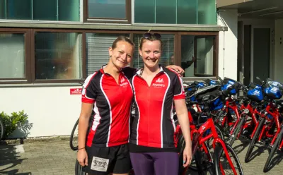 Tanja and Sarah in Constance