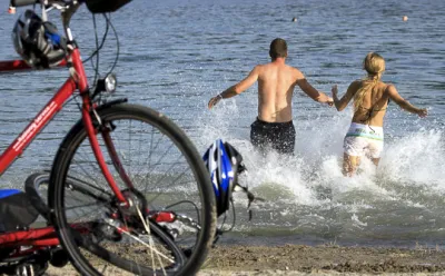 The Lower Lake: refreshing break
