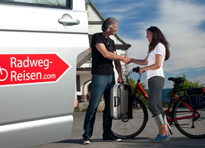 luggage transfer service on Lake Constance