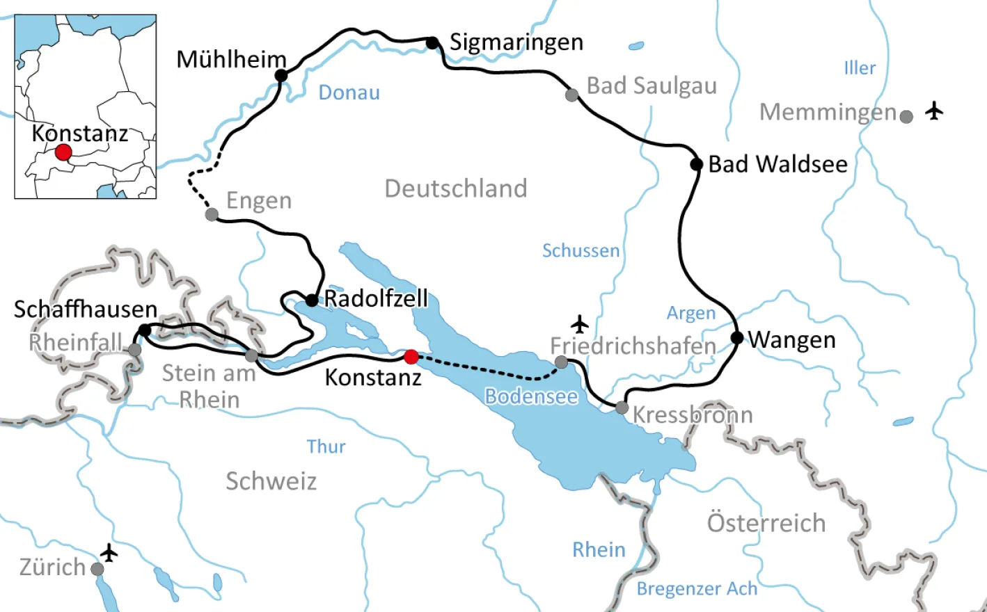 Lake Constance map