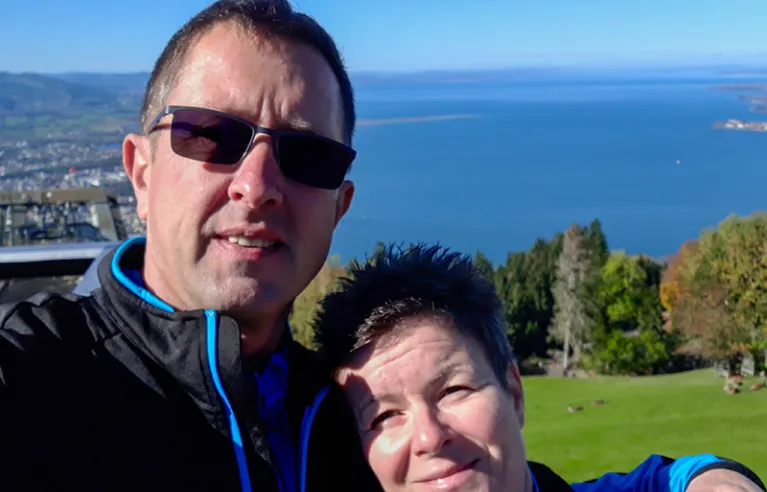 Our guests Anja and Peter