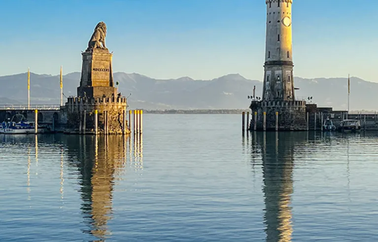 Lindau harbor entrance