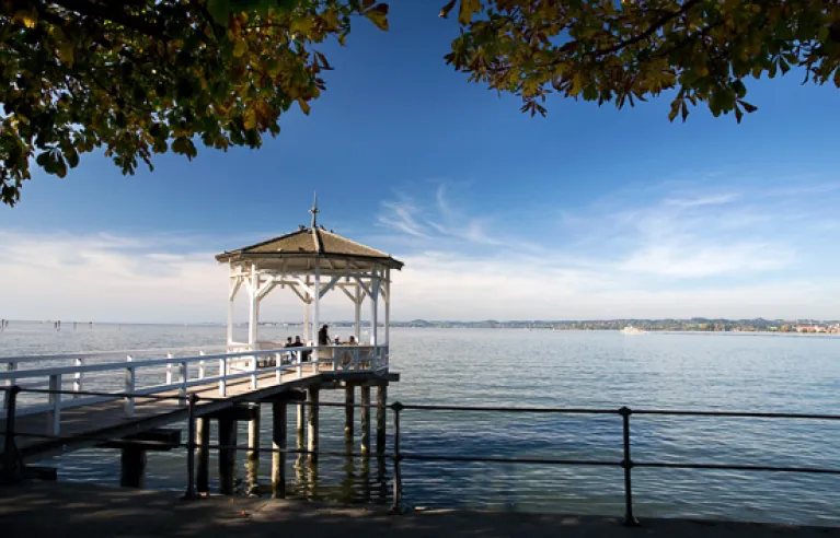 Pavilion in Lake Constance near Bregenz