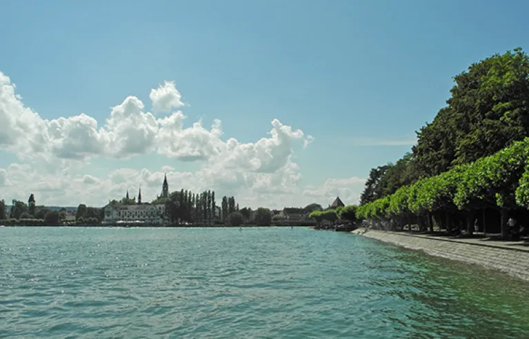 View of Constance from the Seestraße