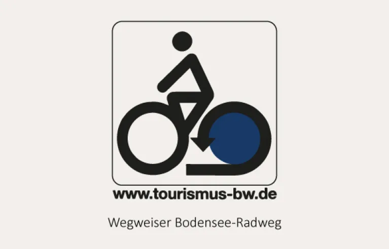 Signage on the Lake Constance Cycle Path