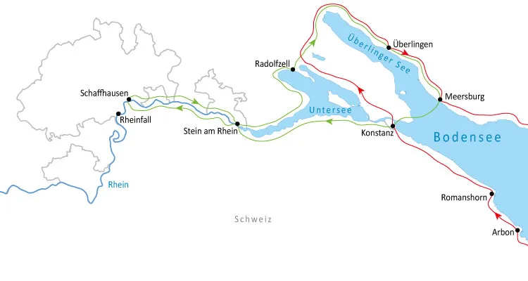 Luggage transfer on the Lake Constance Cycle Path