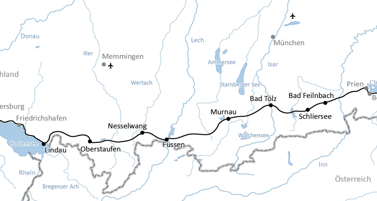 Bavaria Bike Holiday from Lake Constance to Lake Königssee